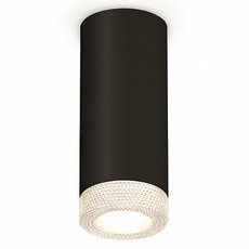Точечный светильник с арматурой чёрного цвета, плафонами прозрачного цвета Ambrella Light XS7443010