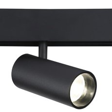 Шинная система с металлическими плафонами чёрного цвета Ambrella Light GL3833