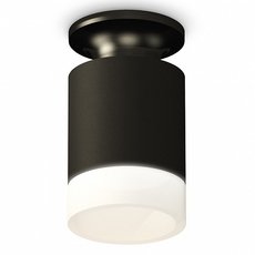 Точечный светильник с арматурой чёрного цвета, пластиковыми плафонами Ambrella Light XS6302111