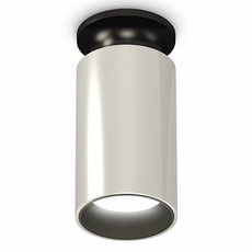 Точечный светильник с арматурой чёрного цвета, плафонами серебряного цвета Ambrella Light XS6325101