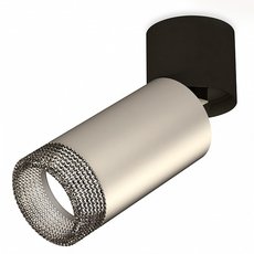 Точечный светильник с арматурой чёрного цвета, металлическими плафонами Ambrella Light XM6324041