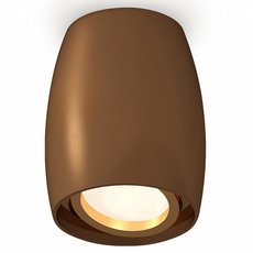 Точечный светильник с плафонами золотого цвета Ambrella Light XS1124002