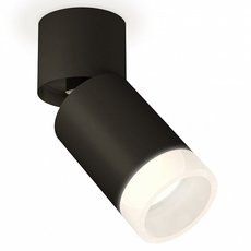 Точечный светильник с арматурой чёрного цвета, пластиковыми плафонами Ambrella Light XM6313082