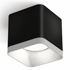 Точечный светильник с арматурой чёрного цвета, металлическими плафонами Ambrella Light XS7806001