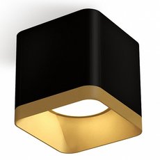 Точечный светильник с плафонами золотого цвета Ambrella Light XS7806004