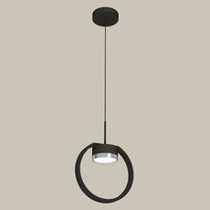Светильник с металлическими плафонами чёрного цвета Ambrella Light XB9102101