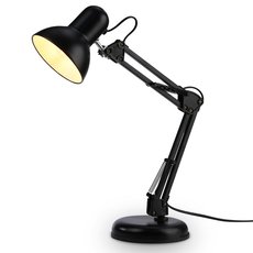 Настольная лампа с металлическими плафонами чёрного цвета Ambrella Light DE7716
