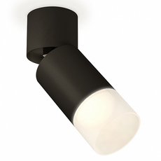 Точечный светильник с арматурой чёрного цвета, пластиковыми плафонами Ambrella Light XM6313083