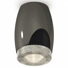 Точечный светильник с арматурой хрома цвета, плафонами прозрачного цвета Ambrella Light XS1123010