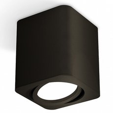 Точечный светильник с металлическими плафонами чёрного цвета Ambrella Light XS7813010