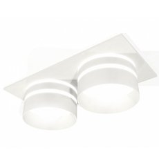 Точечный светильник с арматурой белого цвета, металлическими плафонами Ambrella Light XC7635042