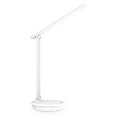 Настольная лампа с арматурой белого цвета, пластиковыми плафонами Ambrella Light DE536