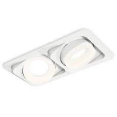 Точечный светильник с плафонами белого цвета Ambrella Light XC7663084