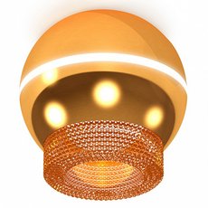 Точечный светильник с плафонами коричневого цвета Ambrella Light XS1105020