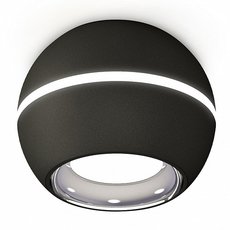 Точечный светильник с арматурой чёрного цвета, плафонами чёрного цвета Ambrella Light XS1102002