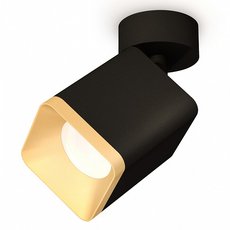Точечный светильник с арматурой чёрного цвета, металлическими плафонами Ambrella Light XM7813004