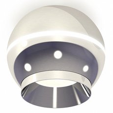 Точечный светильник с арматурой серебряного цвета, плафонами серебряного цвета Ambrella Light XS1104002