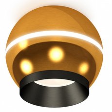 Точечный светильник с арматурой золотого цвета, плафонами золотого цвета Ambrella Light XS1105001