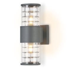 Светильник для уличного освещения с арматурой серого цвета, плафонами прозрачного цвета Ambrella Light ST2523
