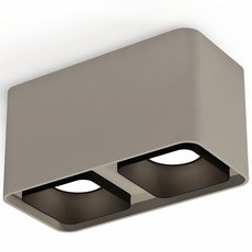 Точечный светильник с арматурой серого цвета, плафонами серого цвета Ambrella Light XS7852002