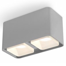 Точечный светильник с арматурой серого цвета, плафонами серого цвета Ambrella Light XS7852010