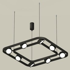 Светильник с металлическими плафонами чёрного цвета Ambrella Light XB9182100
