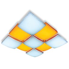 Светильник с пластиковыми плафонами Ambrella Light FP2329 WH 288W D720*720