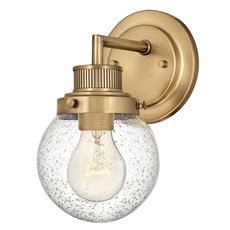 Светильник для ванной комнаты с стеклянными плафонами прозрачного цвета Hinkley QN-POPPY1-HB-BATH