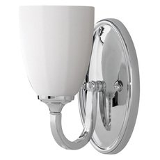 Светильник для ванной комнаты с арматурой хрома цвета, плафонами белого цвета Feiss FE/PERRY1 BATH