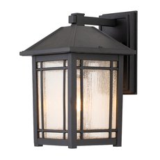 Светильник для уличного освещения с арматурой чёрного цвета Quoizel QZ-CEDAR-POINT-M-BK