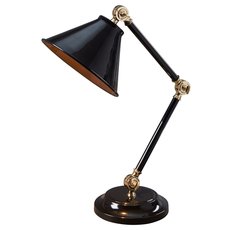 Настольная лампа с арматурой чёрного цвета, плафонами чёрного цвета Elstead Lighting PV ELEMENT BPB