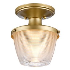Светильник для ванной комнаты с стеклянными плафонами прозрачного цвета Quoizel QZ-DUBLIN-SF-PNBR