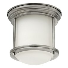 Светильник для ванной комнаты с арматурой никеля цвета, плафонами белого цвета Hinkley QN-HADRIAN-MINI-F-AN-OPAL