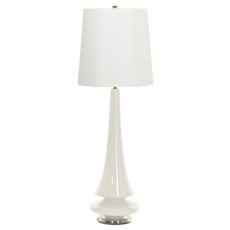 Настольная лампа с текстильными плафонами белого цвета Elstead Lighting SPIN/TL WHT