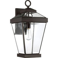 Светильник для уличного освещения с арматурой бронзы цвета, стеклянными плафонами Quoizel QZ/RAVINE2/L