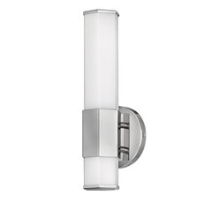 Светильник для ванной комнаты с арматурой хрома цвета, стеклянными плафонами Hinkley QN-FACET-LED1-PC-BATH