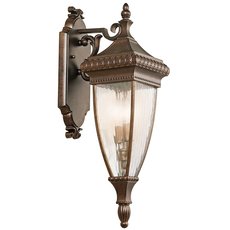 Светильник для уличного освещения с арматурой бронзы цвета Kichler KL/VENETIAN2/M