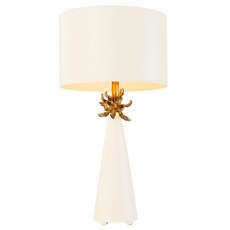 Настольная лампа с текстильными плафонами белого цвета Flambeau FB/NEO/TL FR WHT