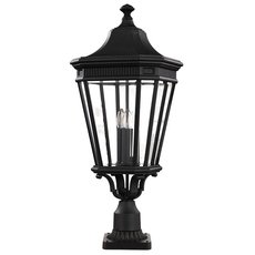 Светильник для уличного освещения с арматурой чёрного цвета Feiss FE/COTSLN3/L BK
