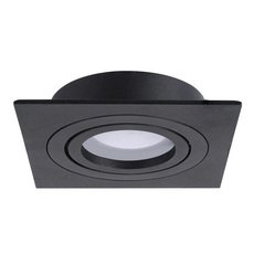 Точечный светильник с арматурой чёрного цвета Lucia Tucci LTP-D012Q-01GU10-B