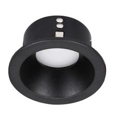 Точечный светильник с арматурой чёрного цвета Lucia Tucci LTP-D015-01GU10-B