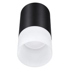 Точечный светильник с арматурой чёрного цвета, пластиковыми плафонами Lucia Tucci LTP-C006-01GU10-B