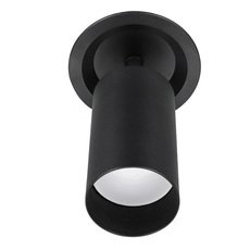 Точечный светильник с арматурой чёрного цвета Lucia Tucci LTP-D007-01GU10-B