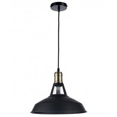 Светильник с арматурой чёрного цвета Arti Lampadari Faustino E 1.3.P1 B