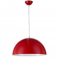 Светильник с металлическими плафонами красного цвета Arti Lampadari Massimo E 1.3.P1 R