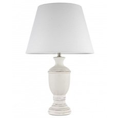 Настольная лампа с арматурой белого цвета Arti Lampadari Paliano E 4.1 W