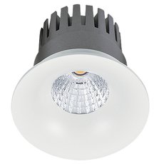 Точечный светильник с арматурой белого цвета, металлическими плафонами Lucia Tucci Solo 132.1-12W-WT