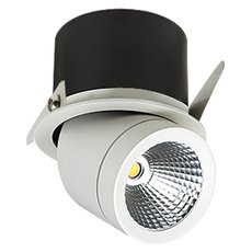 Точечный светильник с арматурой белого цвета Lucia Tucci Pipe 424.1-12W-WT