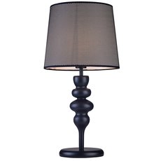 Настольная лампа с арматурой чёрного цвета, текстильными плафонами Lucia Tucci BRISTOL T897.1