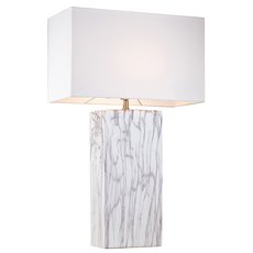 Настольная лампа с арматурой белого цвета, плафонами белого цвета Lucia Tucci HARRODS T941.1